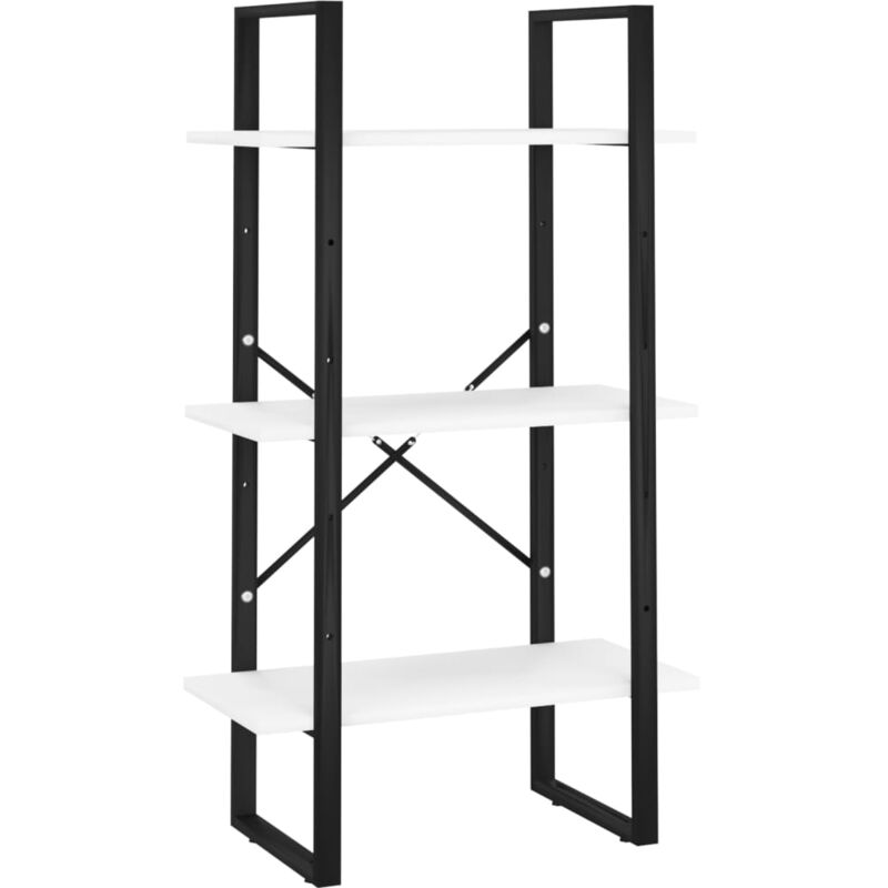 foto del prodotto scaffale portaoggetti bianco 60x30x105 cm legno multistrato vidaxl