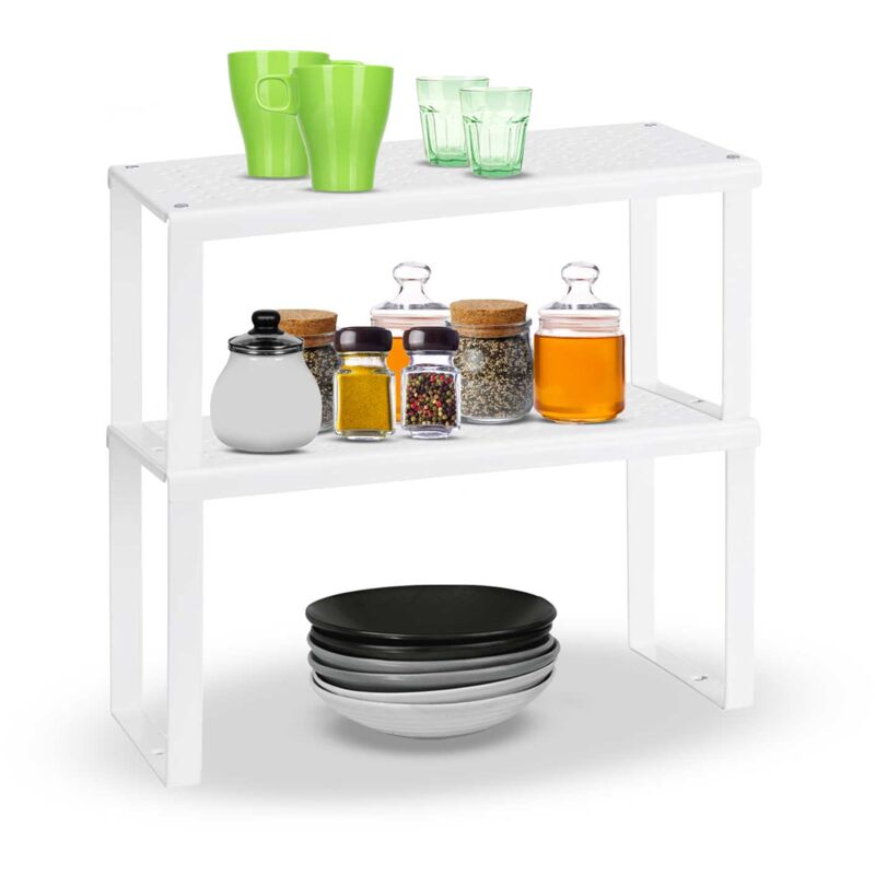 foto del prodotto scaffale portaspezie, set organizzatori da cucina scaffali 2 pz piccoli akitaink