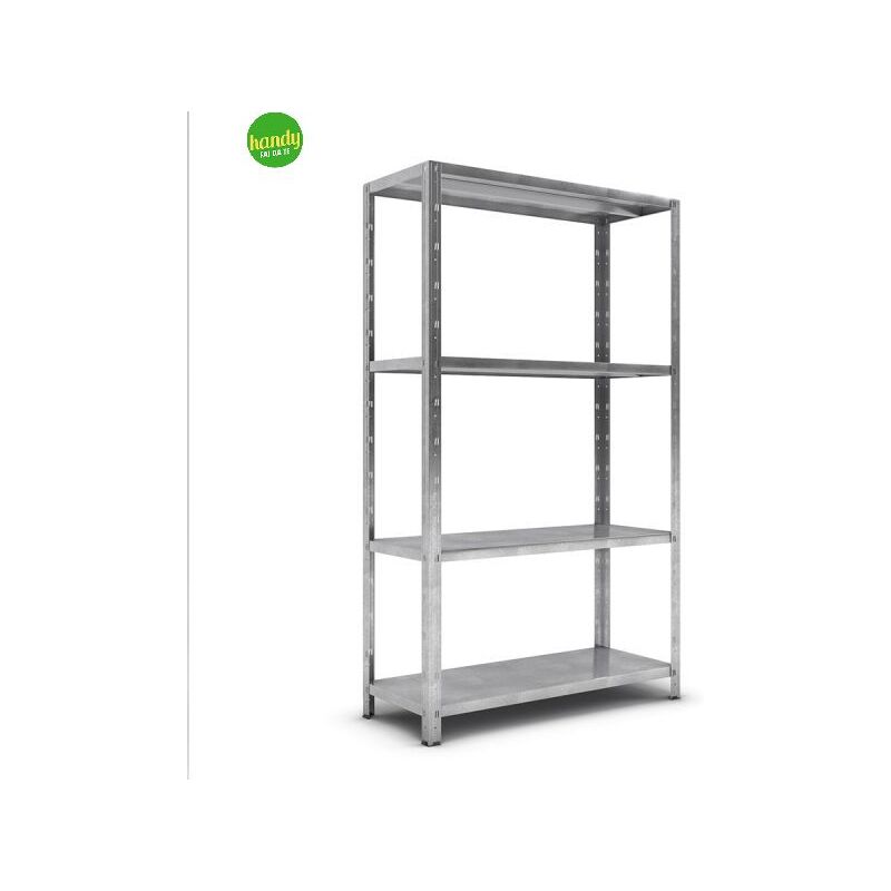 foto del prodotto scaffale prometal zincato grigio 151 x 80 x 30 cm