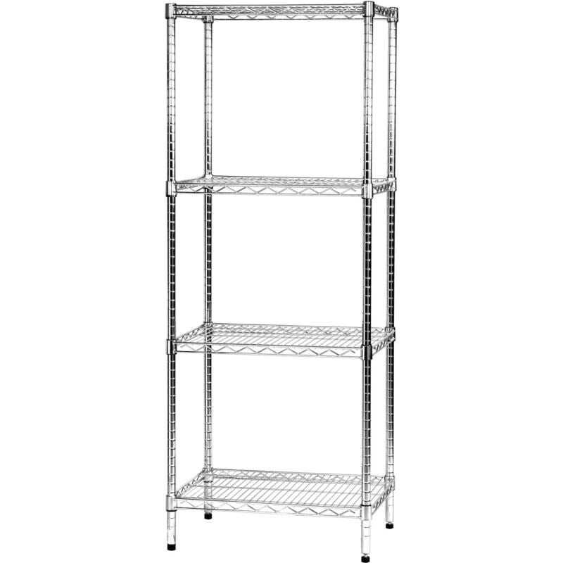 foto del prodotto scaffale quattro ripiani cm 45 x 60 x h.160 linea archimede serena group 4x456016