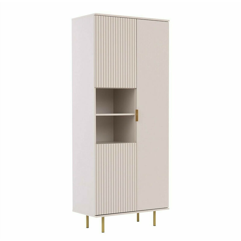 foto del prodotto scaffale virdomi 104, cachemire, chiuso, con porte, pannello di fibra a media densit , truciolare laminato, il numero di porte 0, numero di
