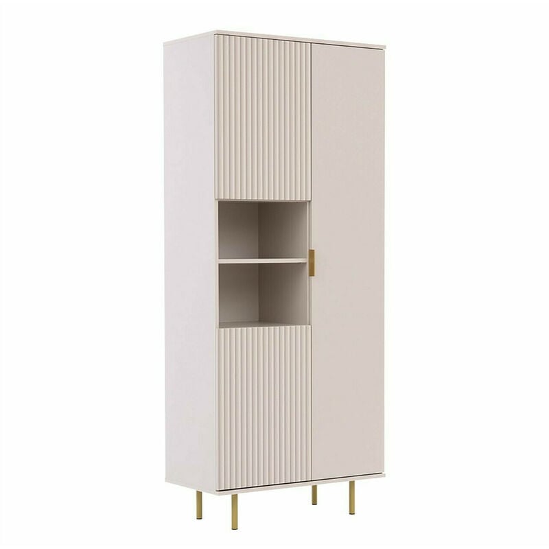 foto del prodotto scaffale virdomi 104, cachemire, con porte, chiuso, truciolare laminato, pannello di fibra a media densit , il numero di porte 0, numero di