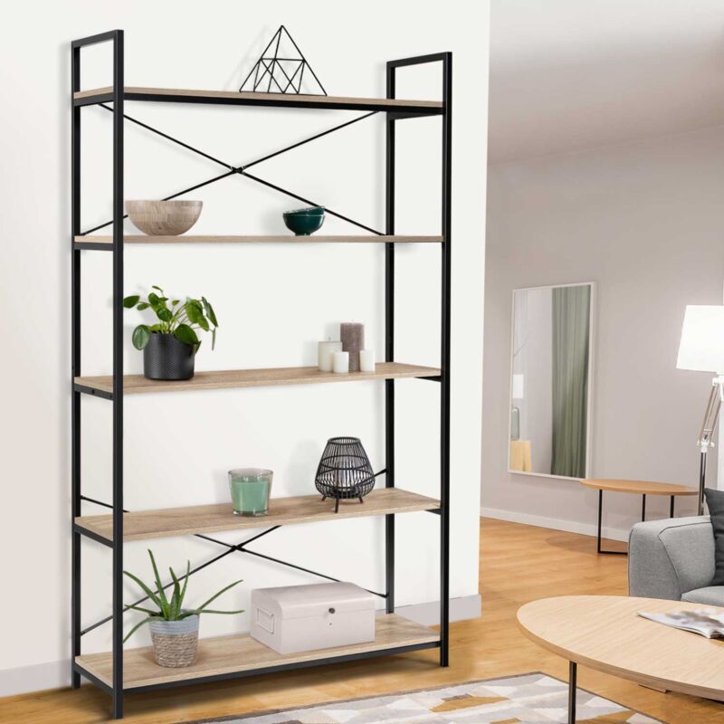foto del prodotto scaffale xl 5 livelli detroit design industriale 170 cm