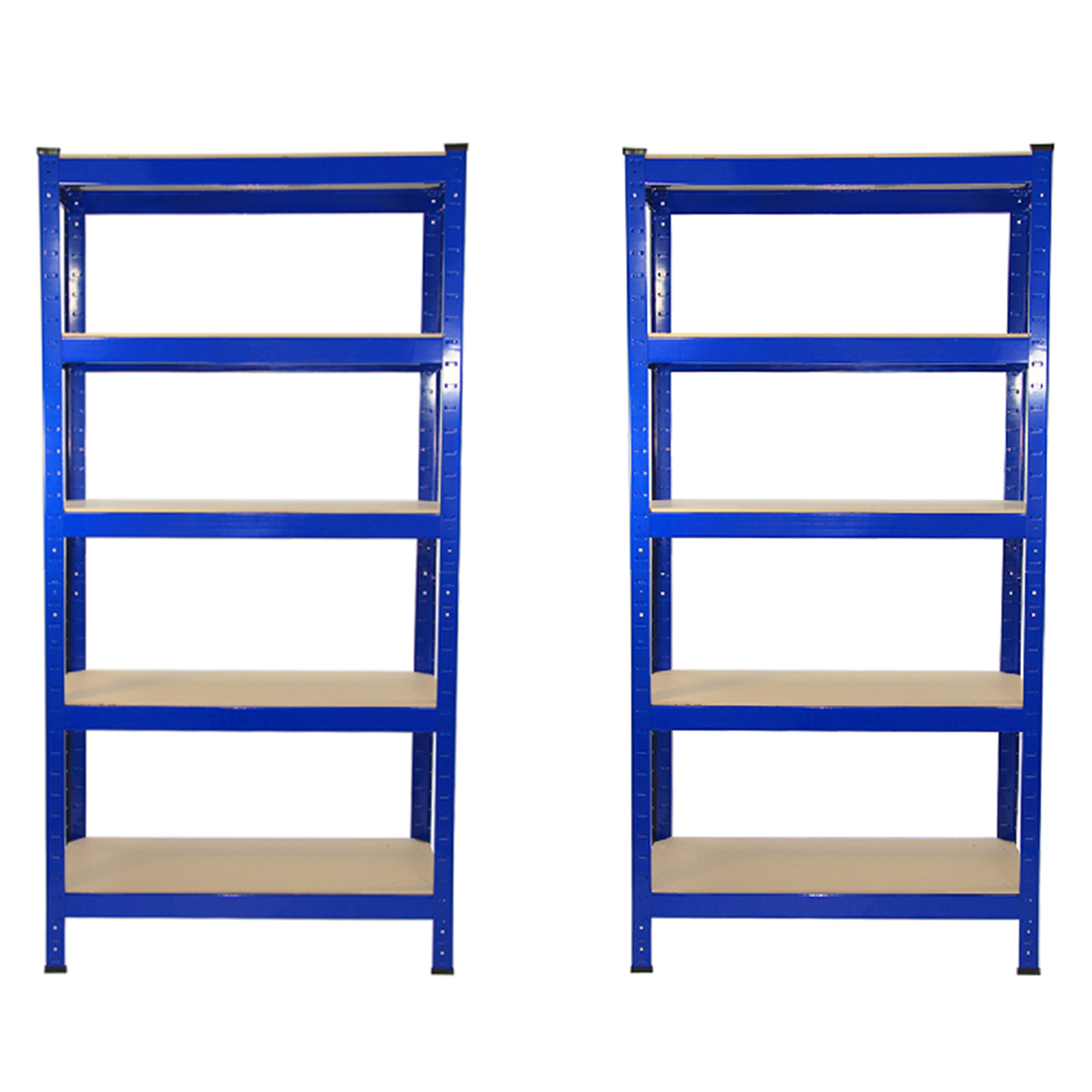 foto del prodotto scaffali da garage t rax ad incastro scaffalature da officina magazzino blu
