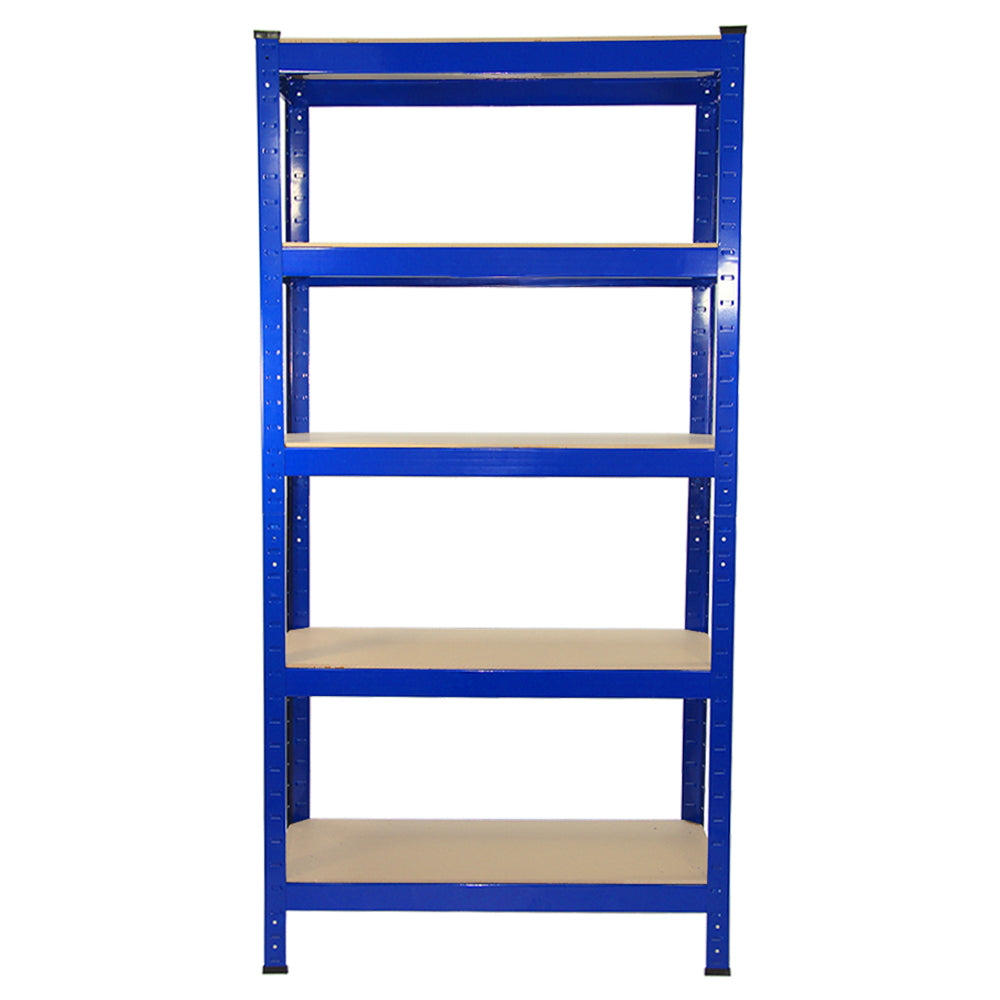 foto del prodotto scaffali da garage t rax ad incastro scaffalature da officina magazzino blu