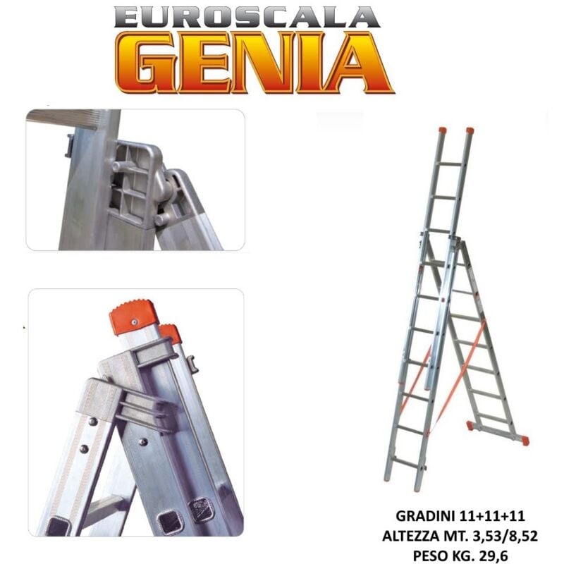 foto del prodotto scala a 3 elementi facal genia cm. 356 - 834