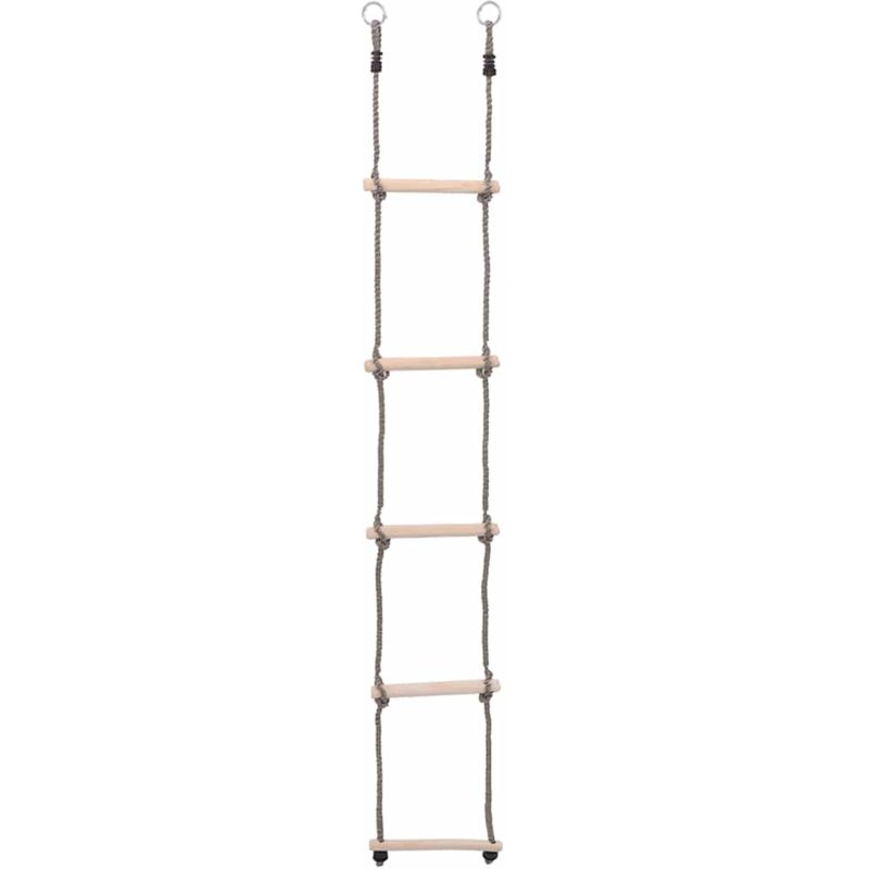 foto del prodotto scala a 5 gradini 210 cm in legno massello di pino vidaxl