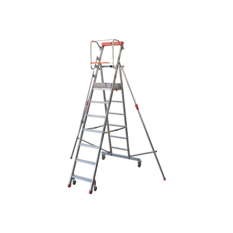 foto del prodotto scala a castello per logistica - altezza max di lavoro 3.87m - cta-7