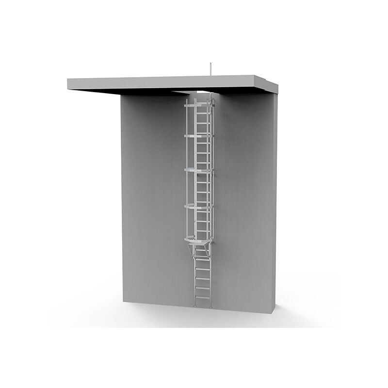 foto del prodotto scala a gabbia altezza dell edilizia 4.50m cs sd 450 cvap