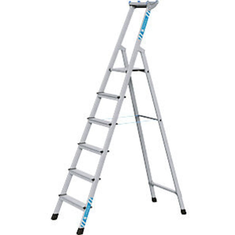 foto del prodotto scala a libro professionale salita su un lato - zarges