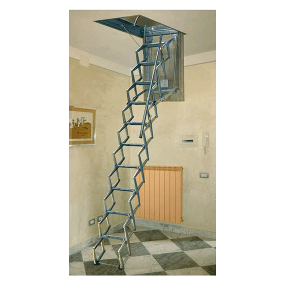 foto del prodotto scala a pantografo 70 x 110 x h 3 mt