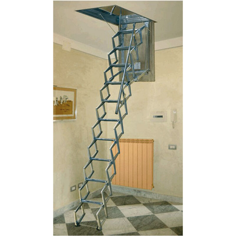 foto del prodotto scala a pantografo 70x80xh300 cm