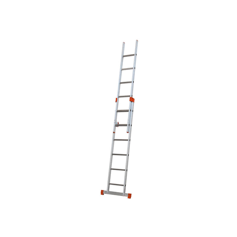 foto del prodotto scala a pioli in alluminio per vano scala lunghezza aperta 4.45m lunghezza chiusa 2.65m g260 060