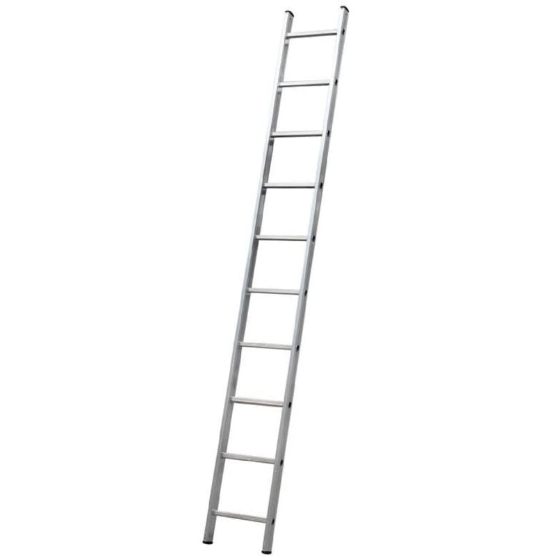 foto del prodotto scala ad un elemento in alluminio leggero e resistente con pioli a sezione quadrata -8 gradini