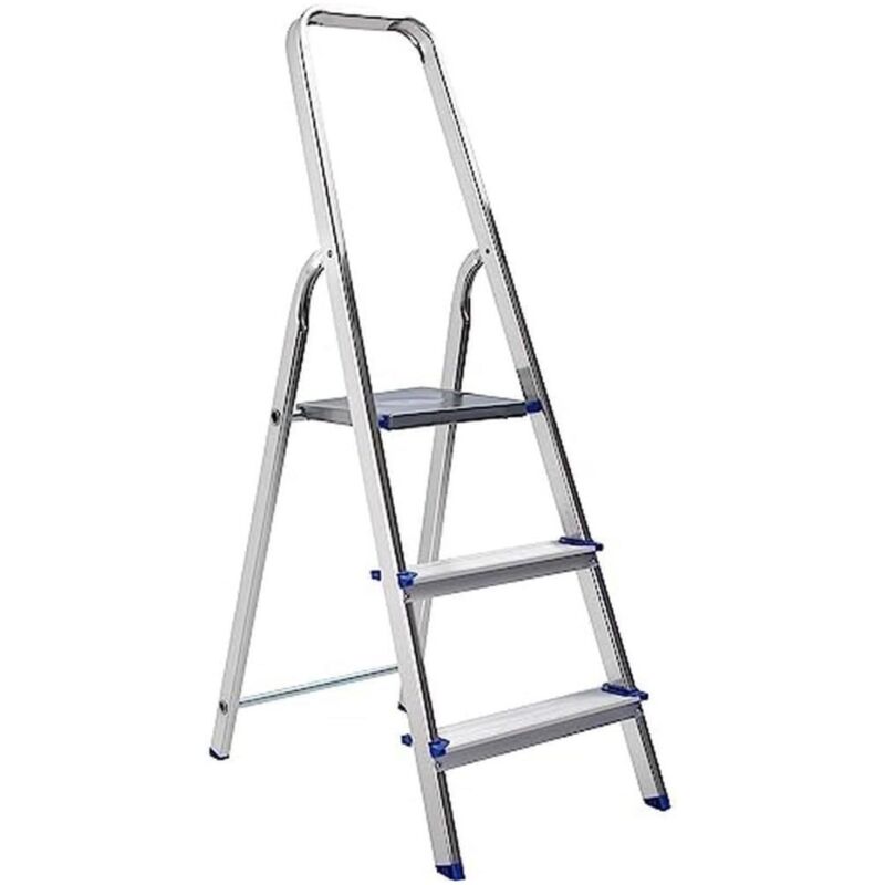 foto del prodotto scala alluminio 3 gradini piuma portata 100kg framar sicura e leggerissima