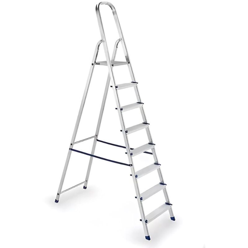 foto del prodotto scala alluminio 8 gradini domestica europiuma portata 150 kg