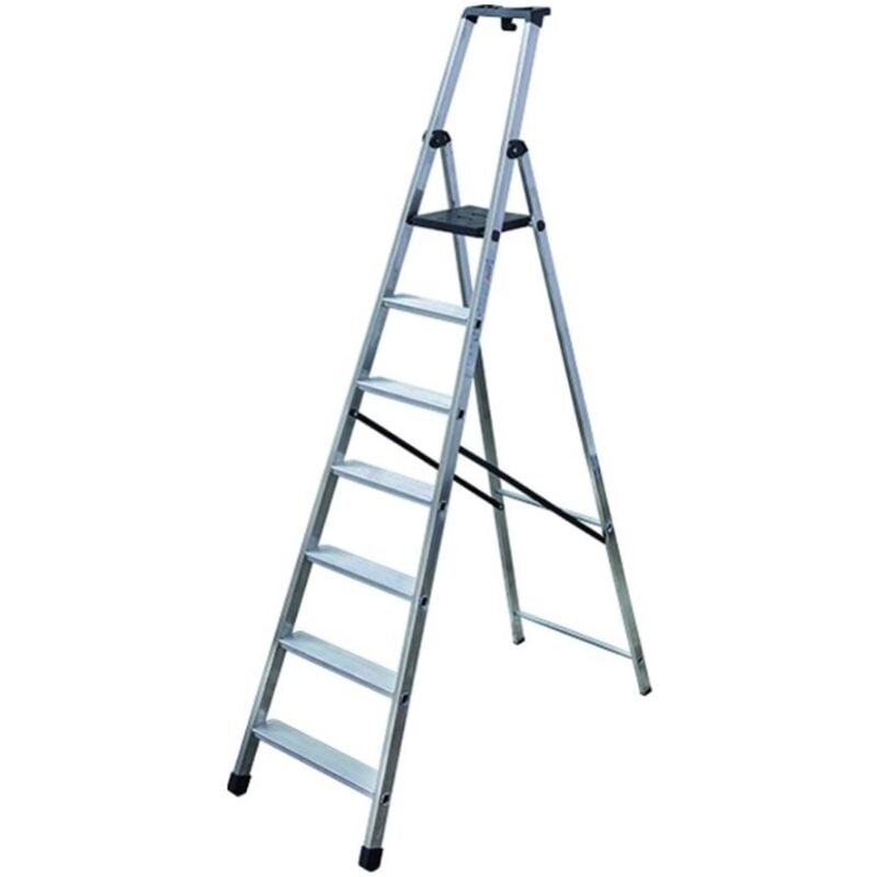 foto del prodotto scala alluminio a forbice profession.gr. 7