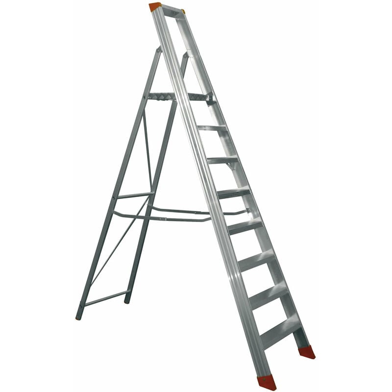 foto del prodotto scala antiscivolo in alluminio rinforzata step up 6 gradini