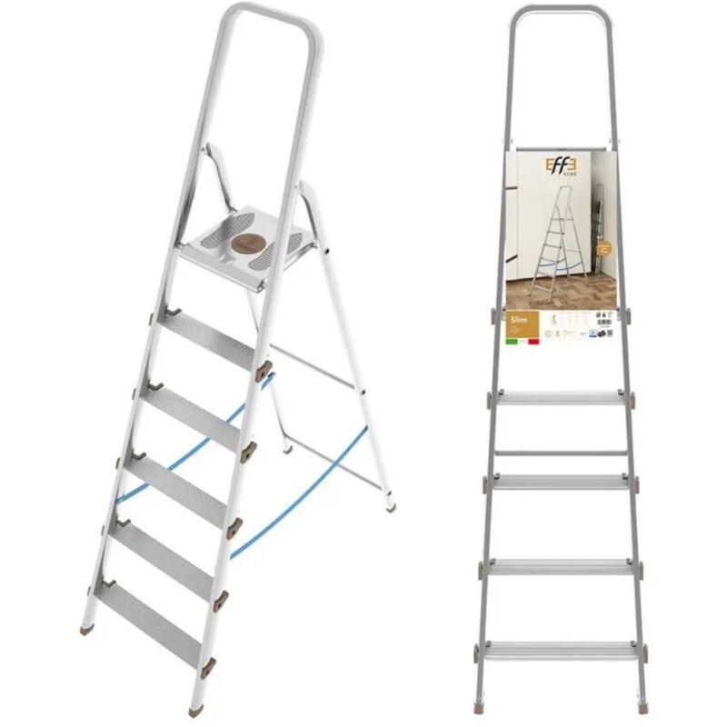 foto del prodotto scala casa effe slim alluminio 6 gradini offerta