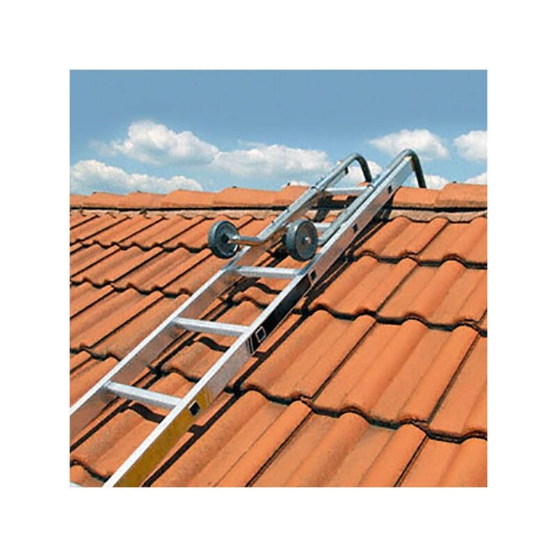 foto del prodotto scala da tetto 3.54m 12 pioli ganci 8112t