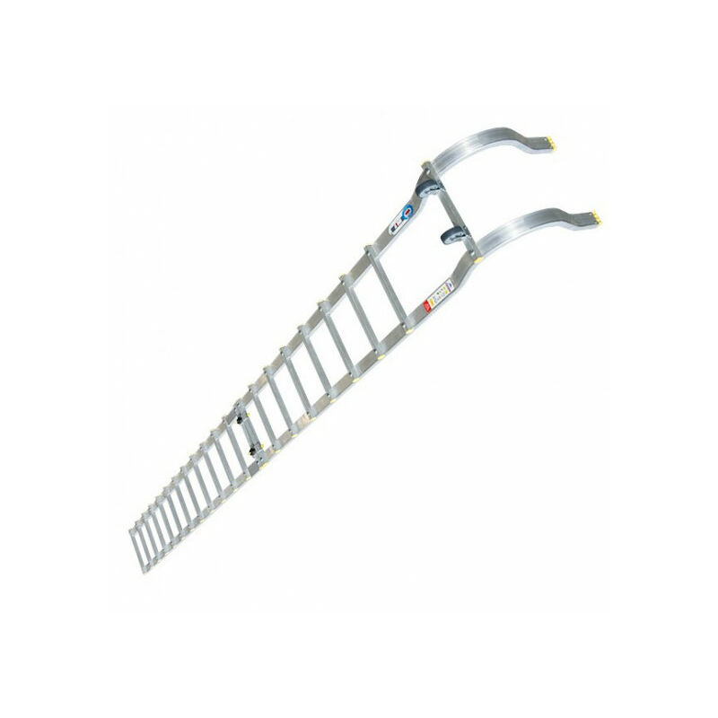 foto del prodotto scala da tetto 6.95m 1x2.30m 3 prolunghe 1.55m con gancio echtoit 695 15 e37