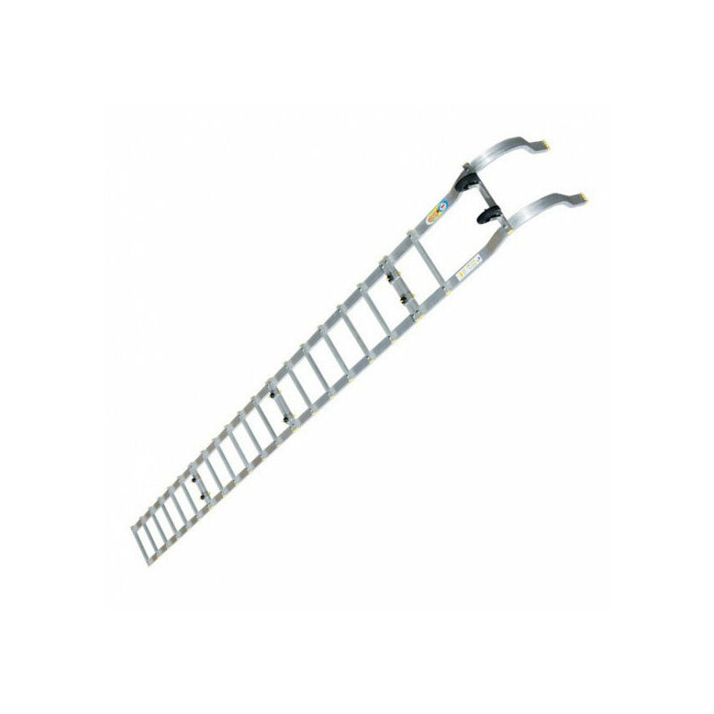 foto del prodotto scala da tetto 7.10m con gancio 4 scale 1.55m 1 gancio echtoit 710 e25