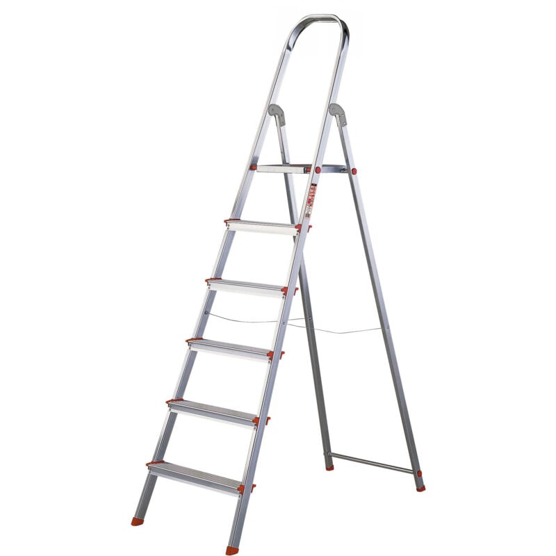 foto del prodotto scala domestica in alluminio plus 6 pelddop004 en131 rolser