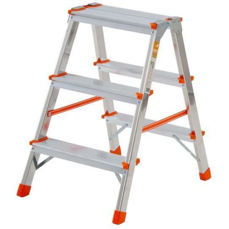 foto del prodotto scala doppia salita 'stylo' 2 gr. piano - ap.cm 61 ch.cm 68