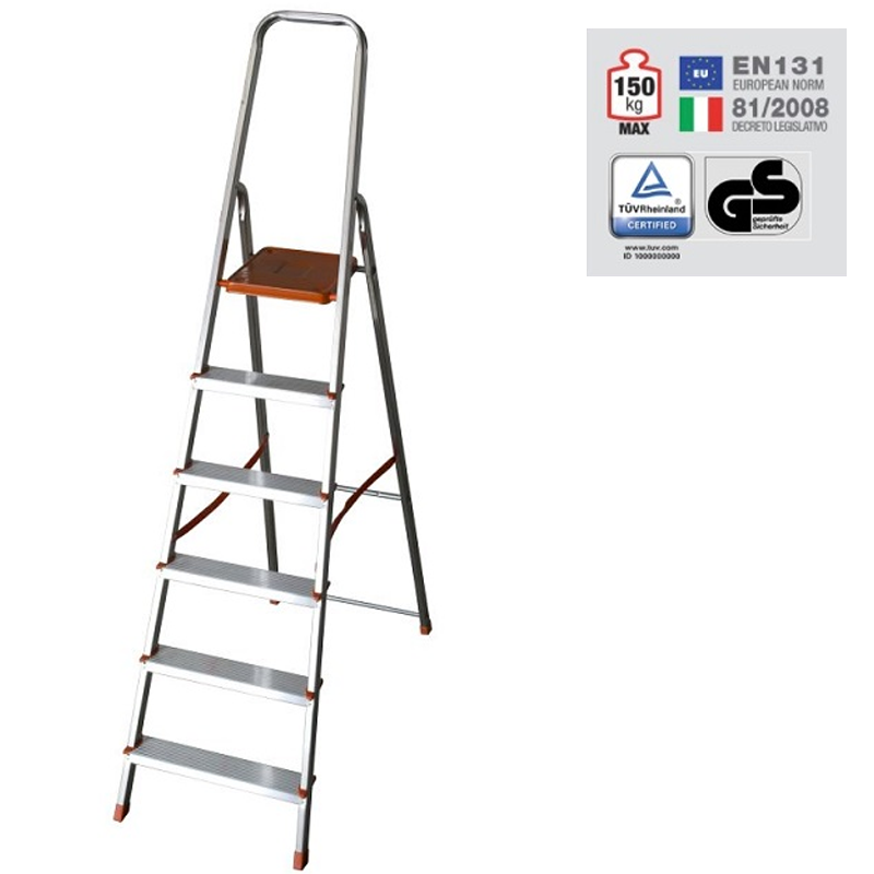 foto del prodotto scala facal e7/n eurodomus normal 16 in alluminio mt. 2,10