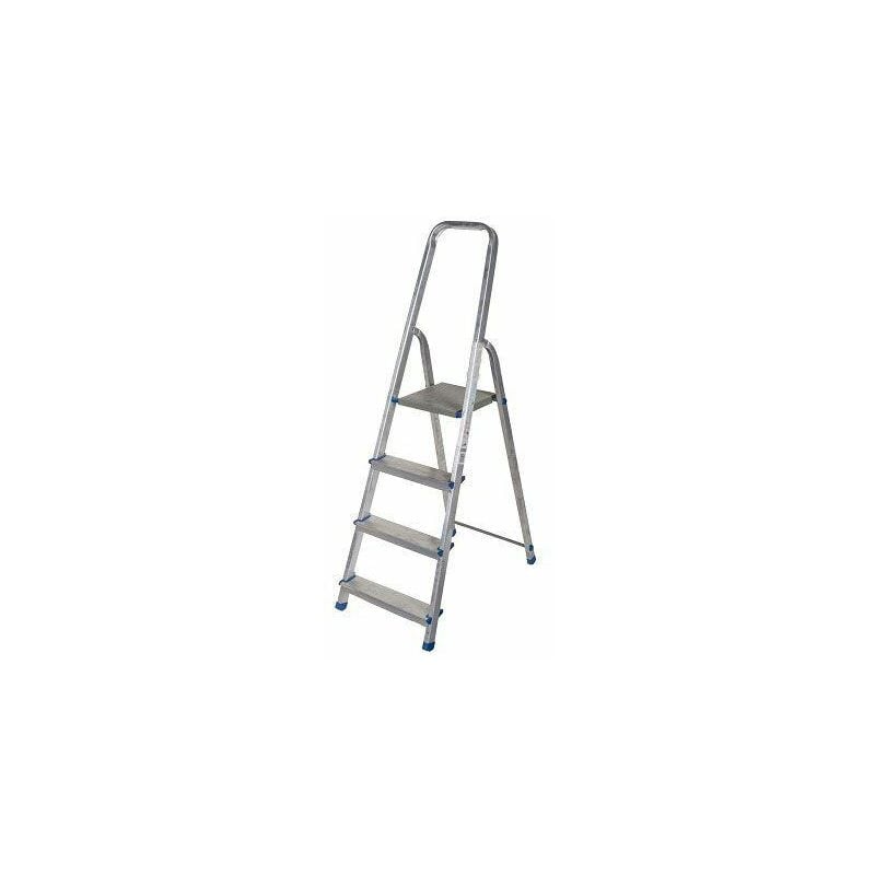 foto del prodotto scala in alluminio awtools de, modello 4st.150kg, ideale per lavori domestici e professionali supporta fino a 150 kg, robusta, leggera, facile da