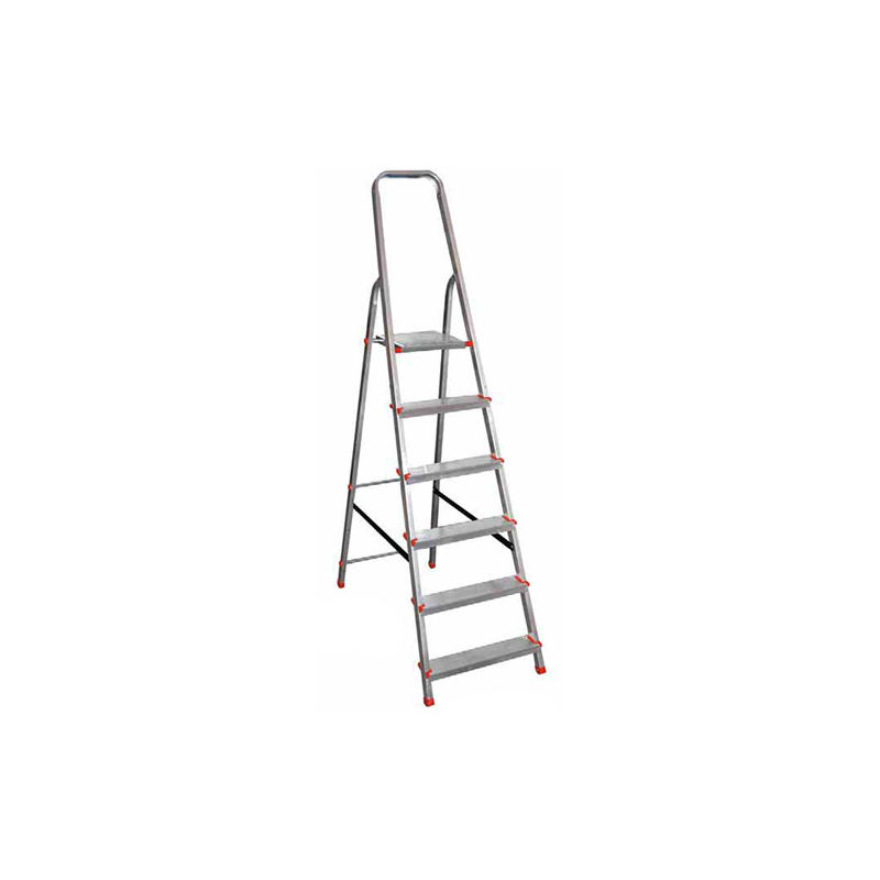 foto del prodotto scala in alluminio uso domestico stella basic marchetti a 6 pioli made in italy