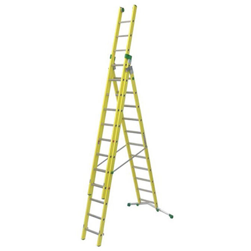 foto del prodotto scala isolante componibile 3 elementi alt. massima di lavoro in posizione scala semplice 9.00m posizione scala doppia 5.30m v350 3