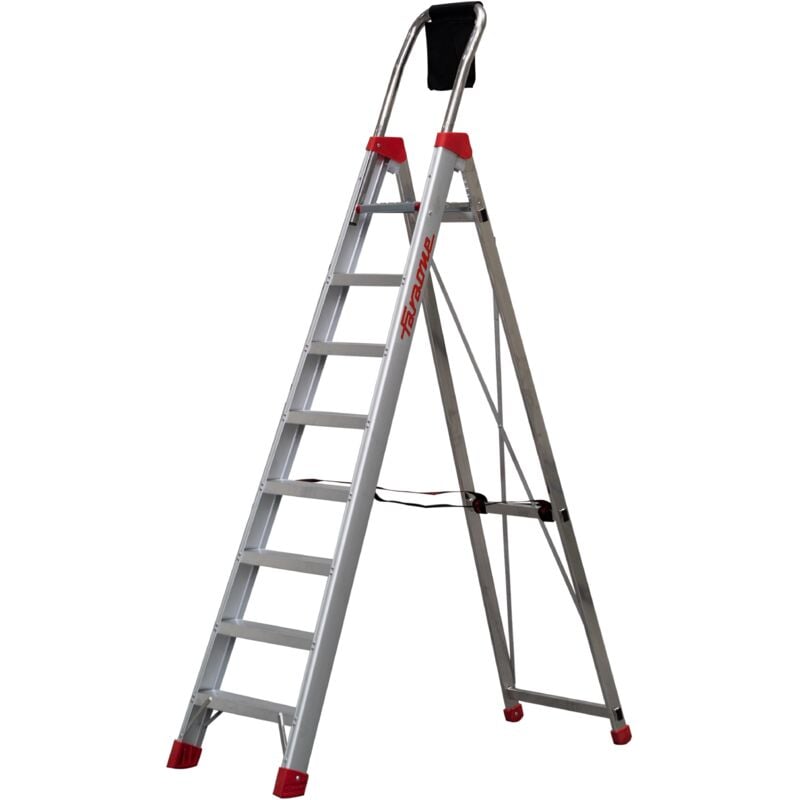 foto del prodotto scala lady8, alluminio professionale 8 gradini - dr lady8