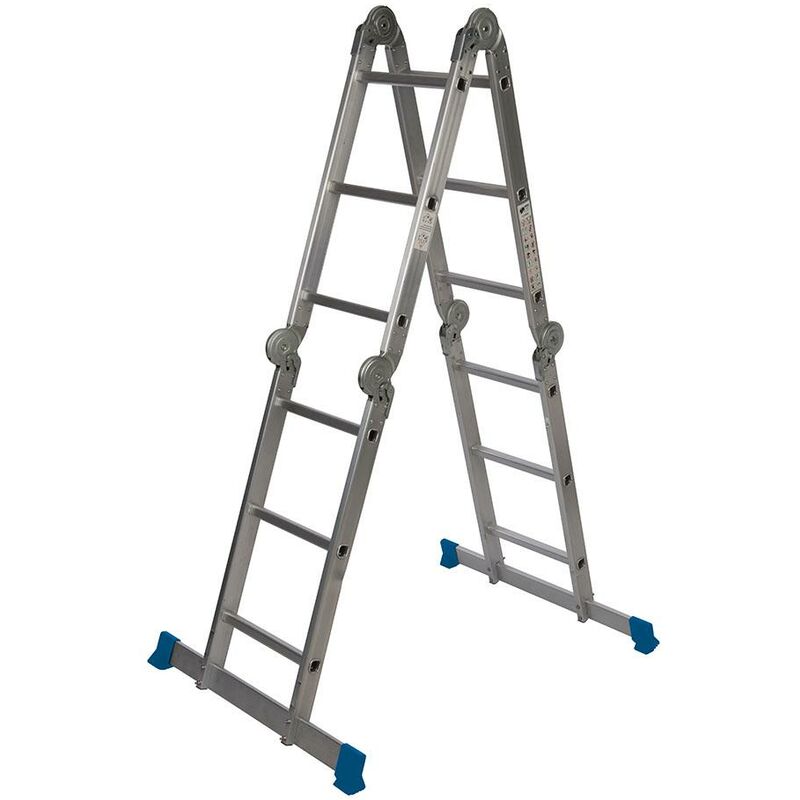foto del prodotto scala multiuso con piattaforma 3,6 m, 12 gradini