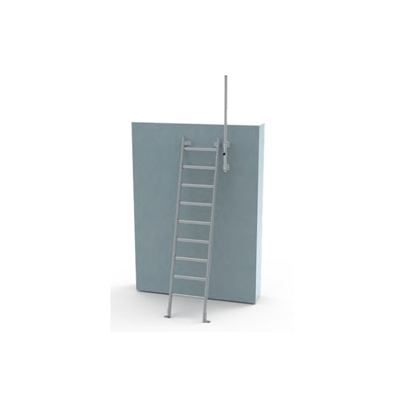 foto del prodotto scala per accesso pozzi altezza raggiungibile 1.75m corrimani ec puits inc 175