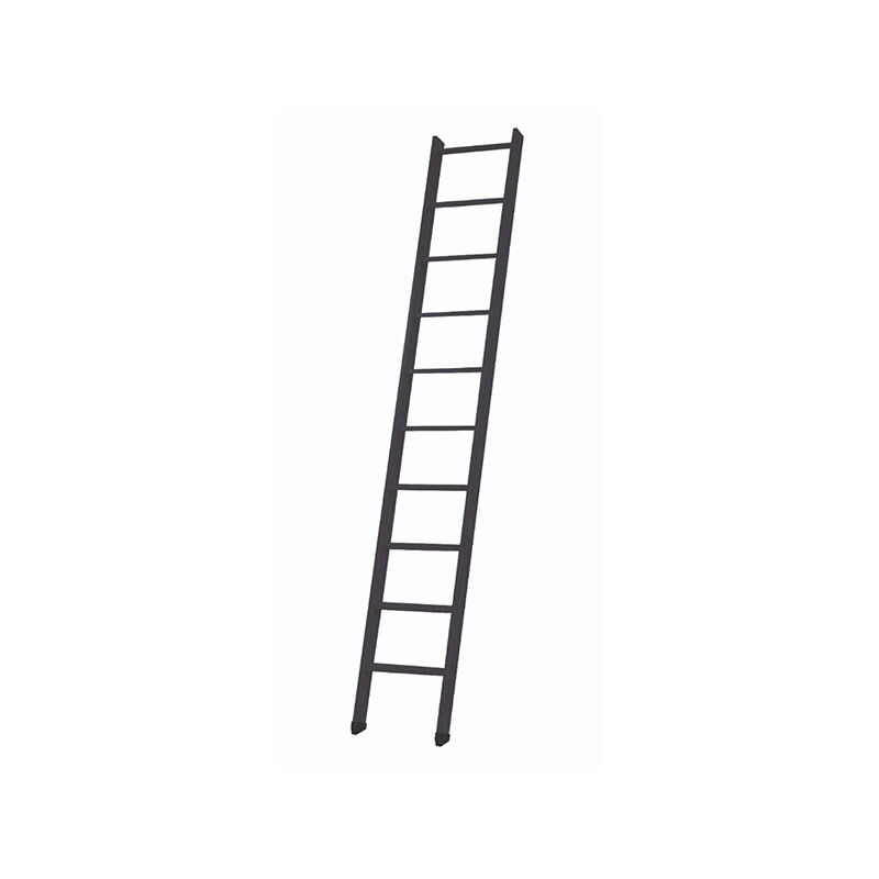 foto del prodotto scala per soppalco nero ral 9005 altezza raggiungibile 2,85m ec mezz 285 n