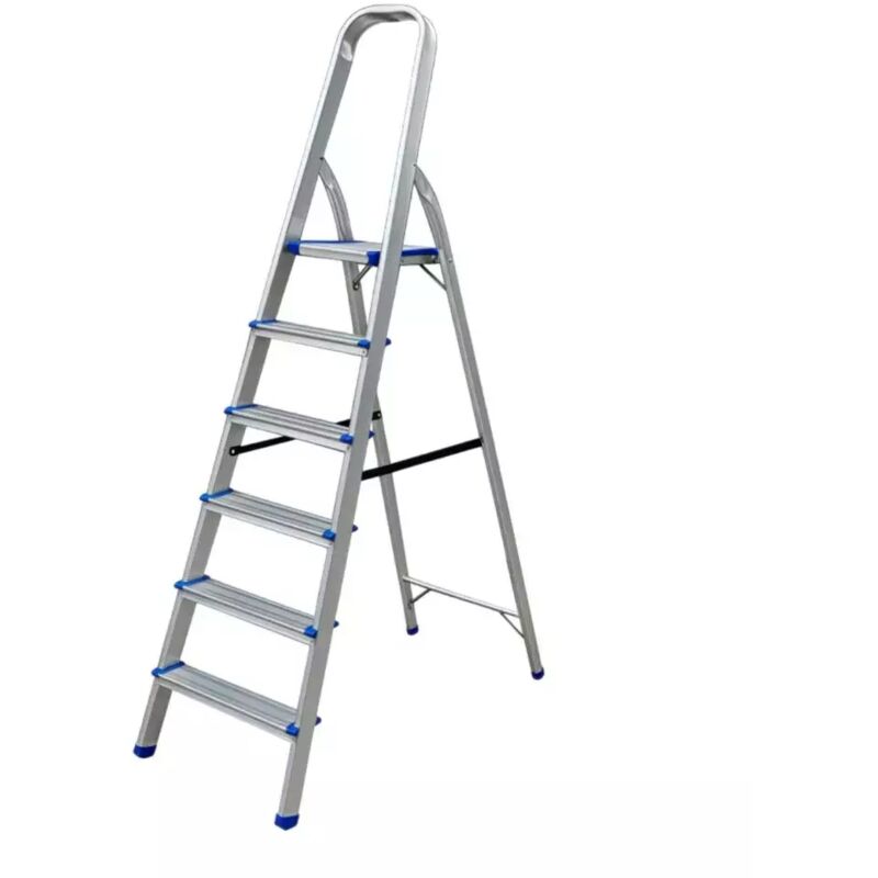 foto del prodotto scala pieghevole in alluminio easy system 6 gradini