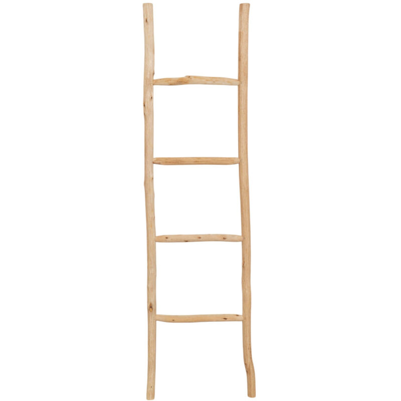 foto del prodotto scala porta asciugamani legno bagno moderno da terra da parete a muro decorativa scaletta portasciugamani porta oggetti e vasi