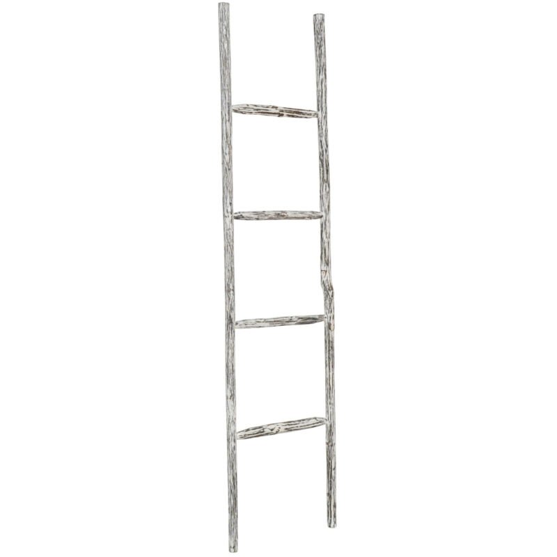 foto del prodotto scala porta asciugamani legno bagno moderno da terra da parete a muro decorativa scaletta portasciugamani porta oggetti e vasi