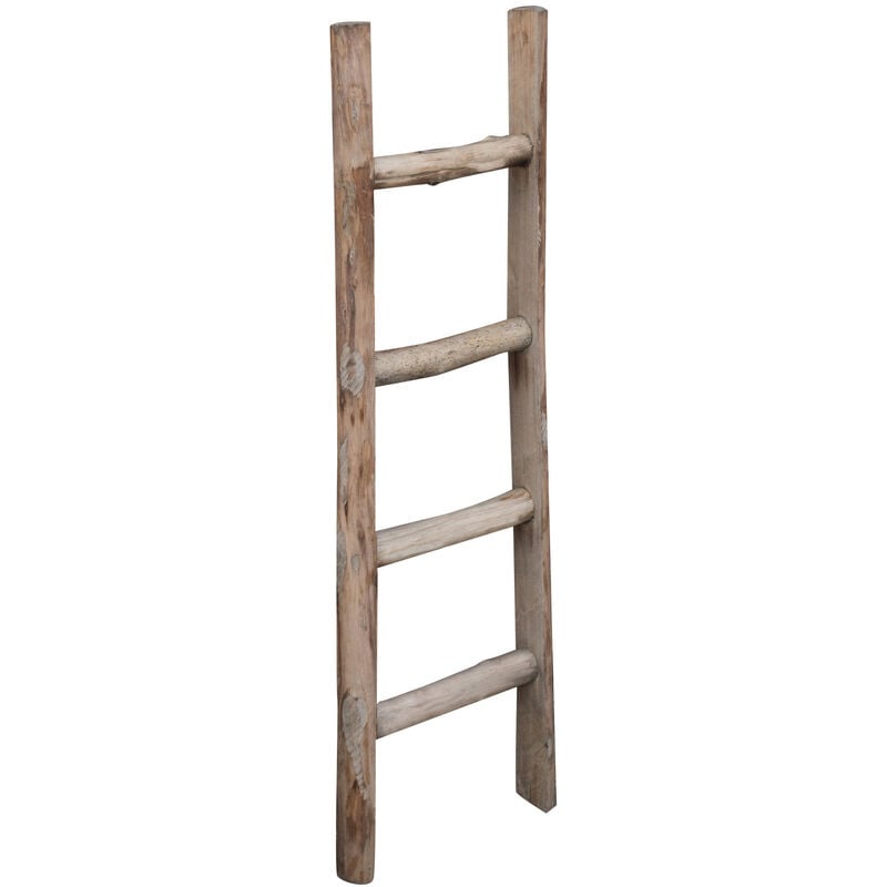 foto del prodotto scala porta asciugamani legno bagno moderno da terra da parete a muro decorativa scaletta portasciugamani porta oggetti libreria