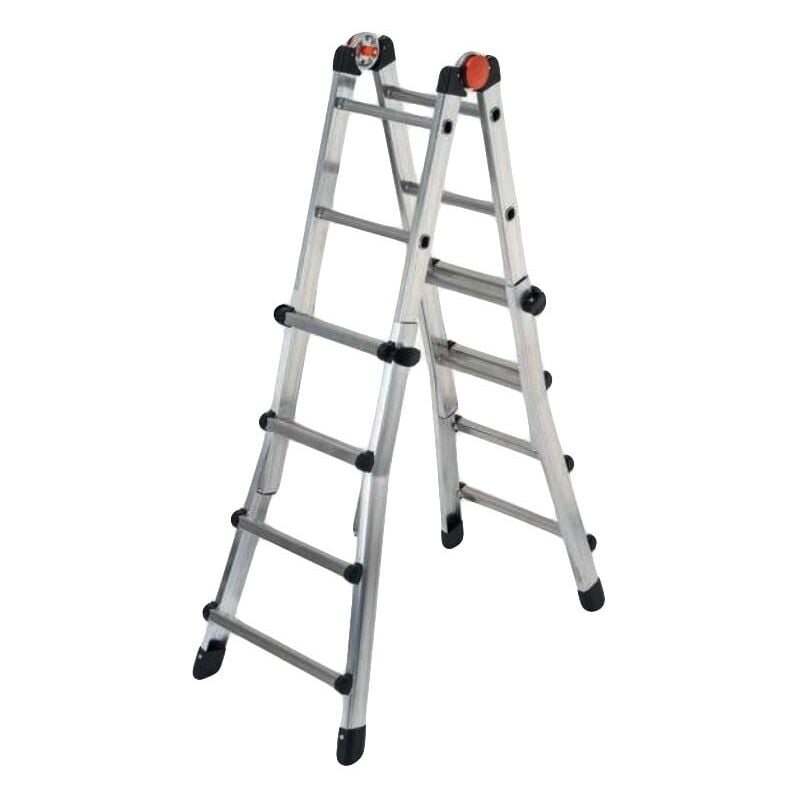 foto del prodotto scala telescopica 4 5 peppina in alluminio 8 9 max 520 cm made in italy gierre