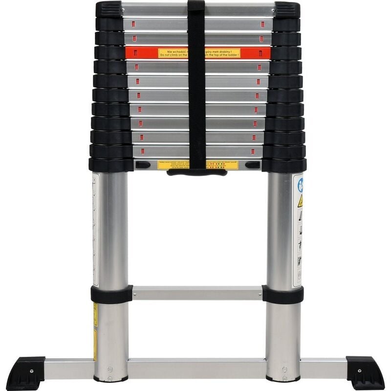 foto del prodotto scala telescopica in alluminio 3,8 m 13 gradini - w-17701