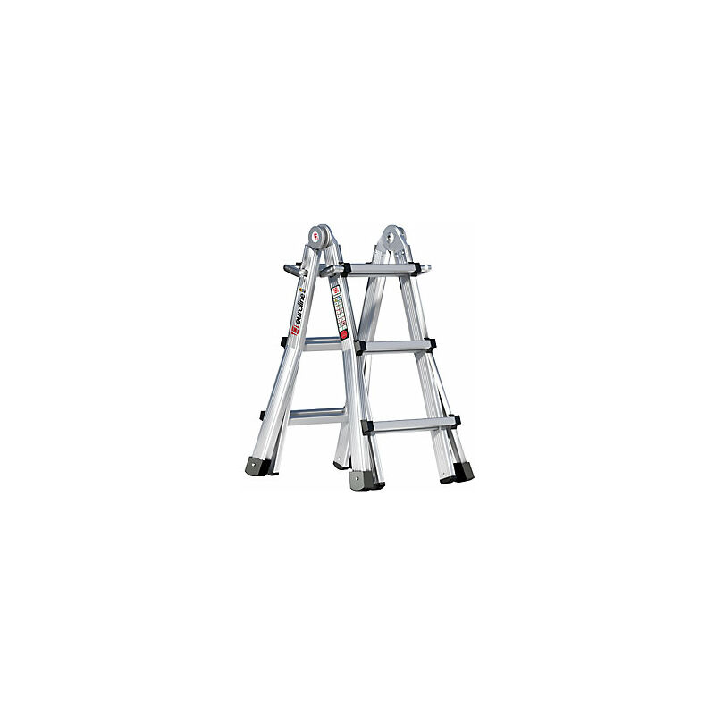 foto del prodotto scala telescopica in alluminio con montanti euroline