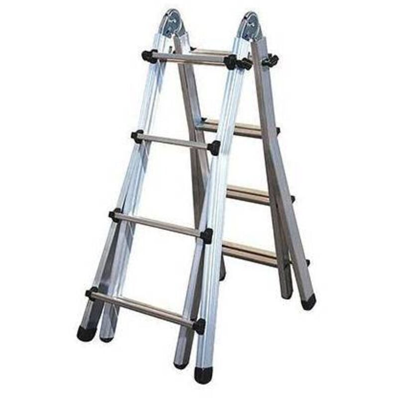 foto del prodotto scala telescopica in alluminio estruso cairo