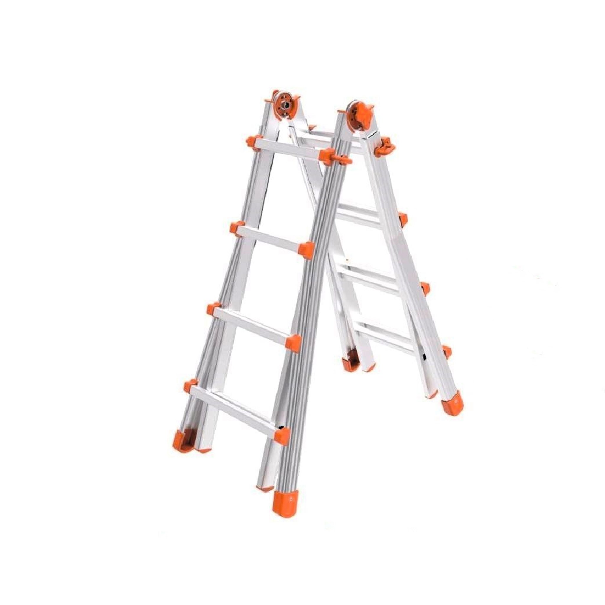 foto del prodotto scala telescopica multiuso in alluminio 5 5 portata max 150 kg