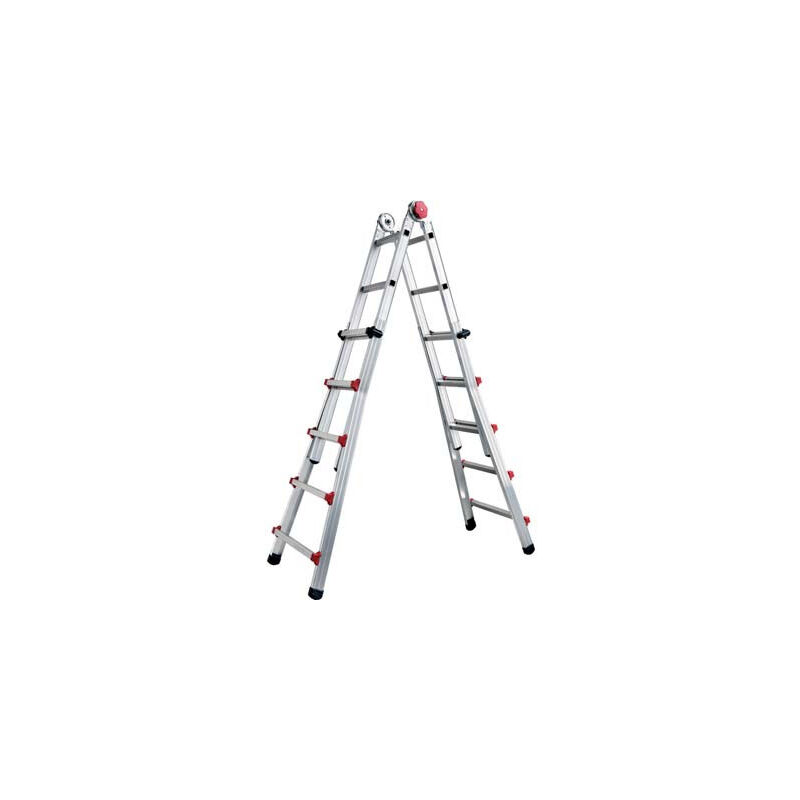 foto del prodotto scala telescopica profi auto sicos alluminio h.cm 112 390 pioli 4 4