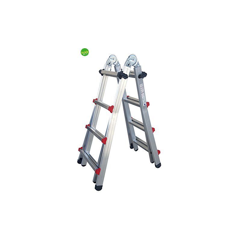 foto del prodotto scala telescopica sicos 4 4 profi auto grigio 100 x 58 x 20 cm