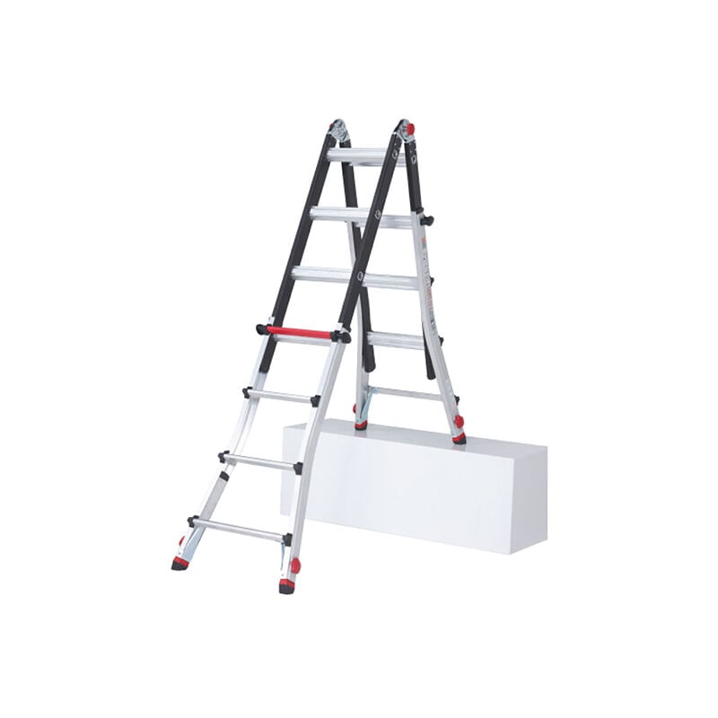 foto del prodotto scala zoppa 4x4 pioli altezza massima di lavoro 5.10m 94146