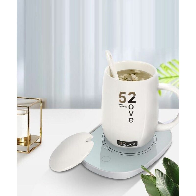 foto del prodotto scalda bevande riscaldatore caffe te latte portatile casa ufficio 220v 16w