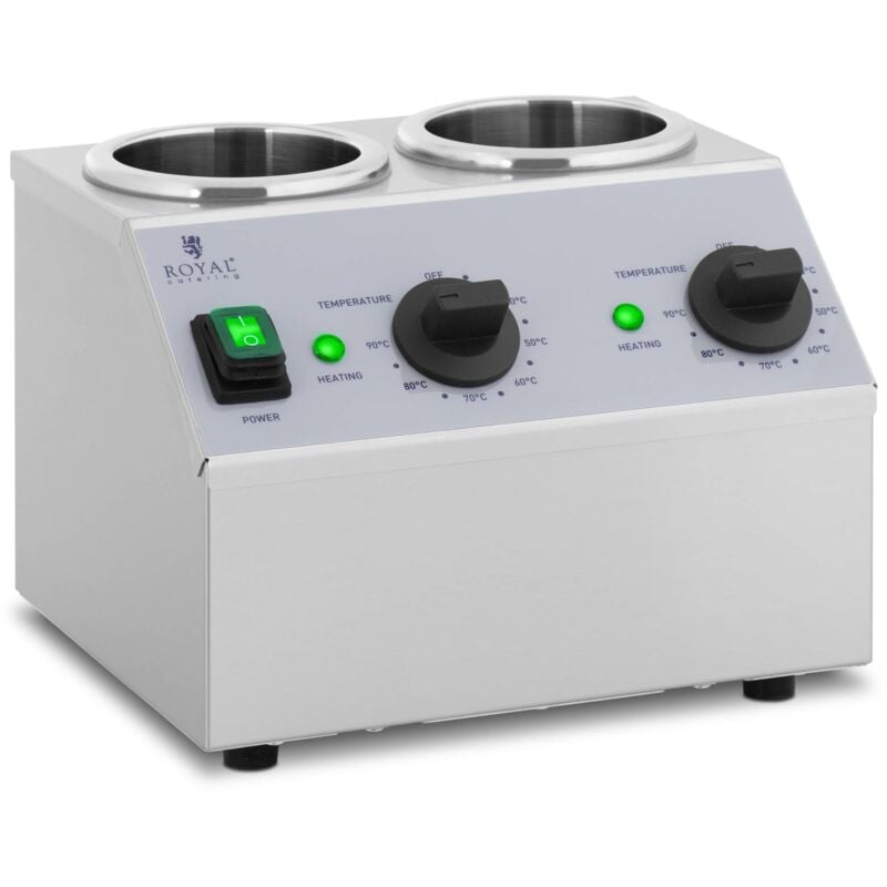 foto del prodotto scalda salse scalda bevande 2 x 1 litro 40 90 c 400 w